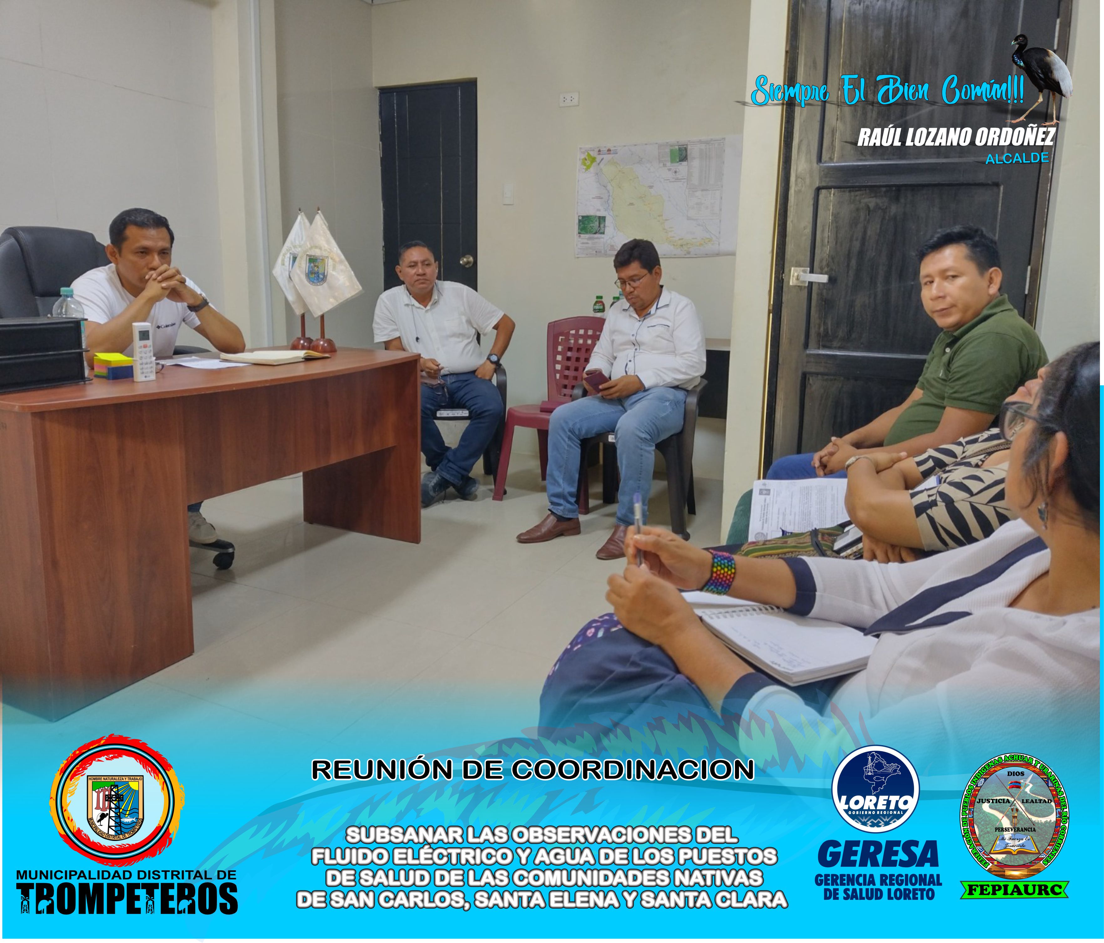 Reunion de coordinación entre Fepiaurc Geresa