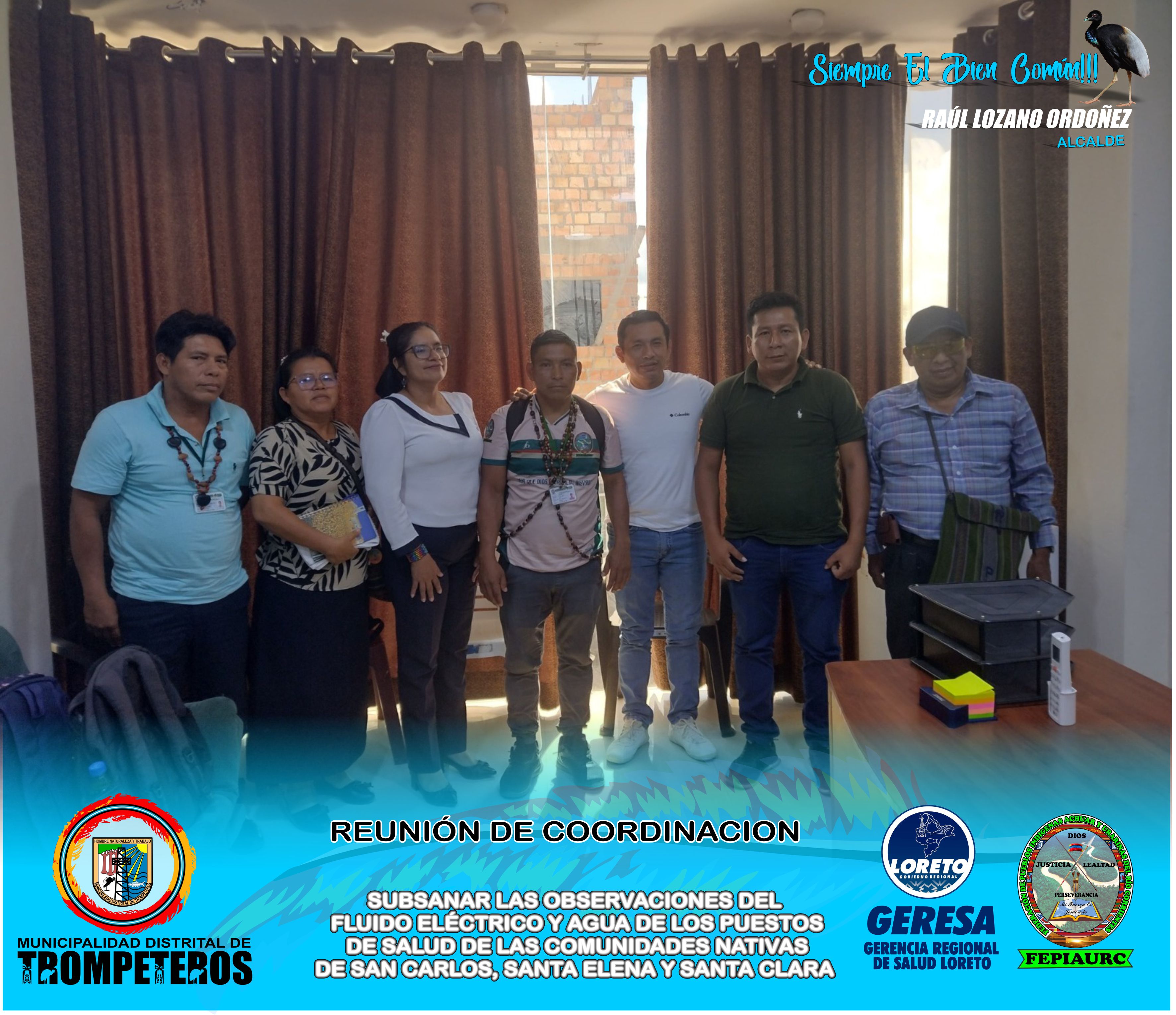 Reunion de coordinación entre Fepiaurc Geresa