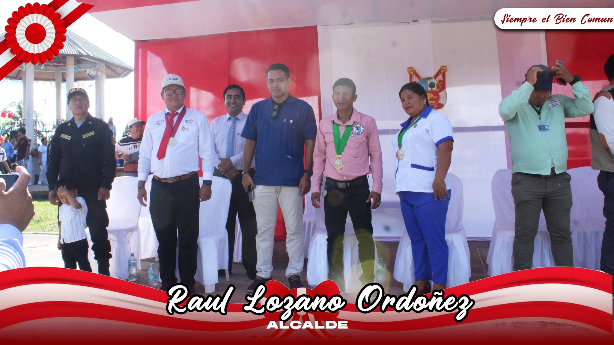 Desfile Cívico Escolar por Fiestas Patrias en Trompeteros Reúne a Autoridades e Instituciones Educativas