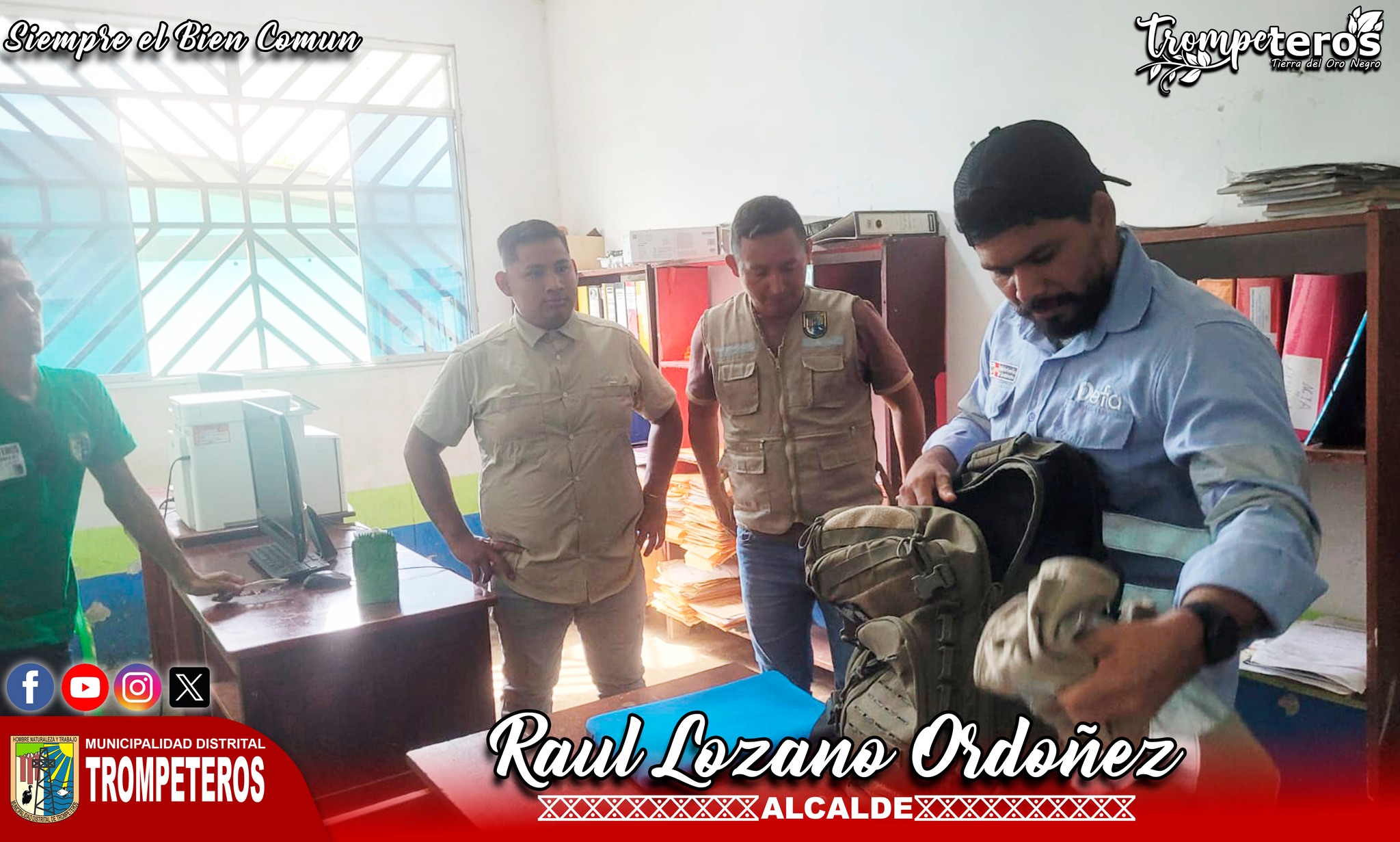 OEFA REALIZA SUPERVISION AL VOTADERO MUNICIPAL DE TROMPETEROS