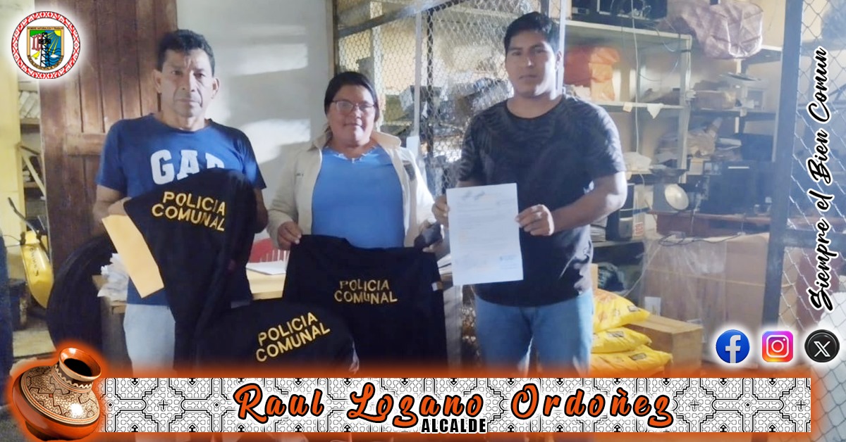 Municipalidad de Trompeteros entrega implementación a la Policía Comunal de Nueva Vida