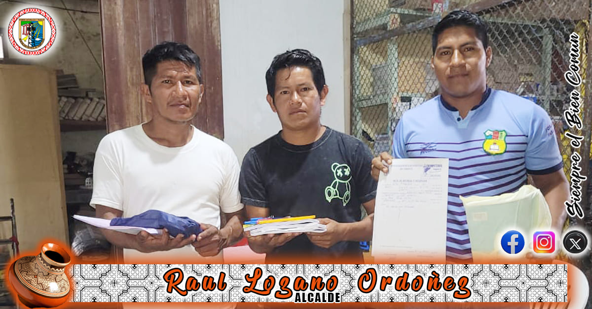 Entrega kits escolares a comunidades nativas