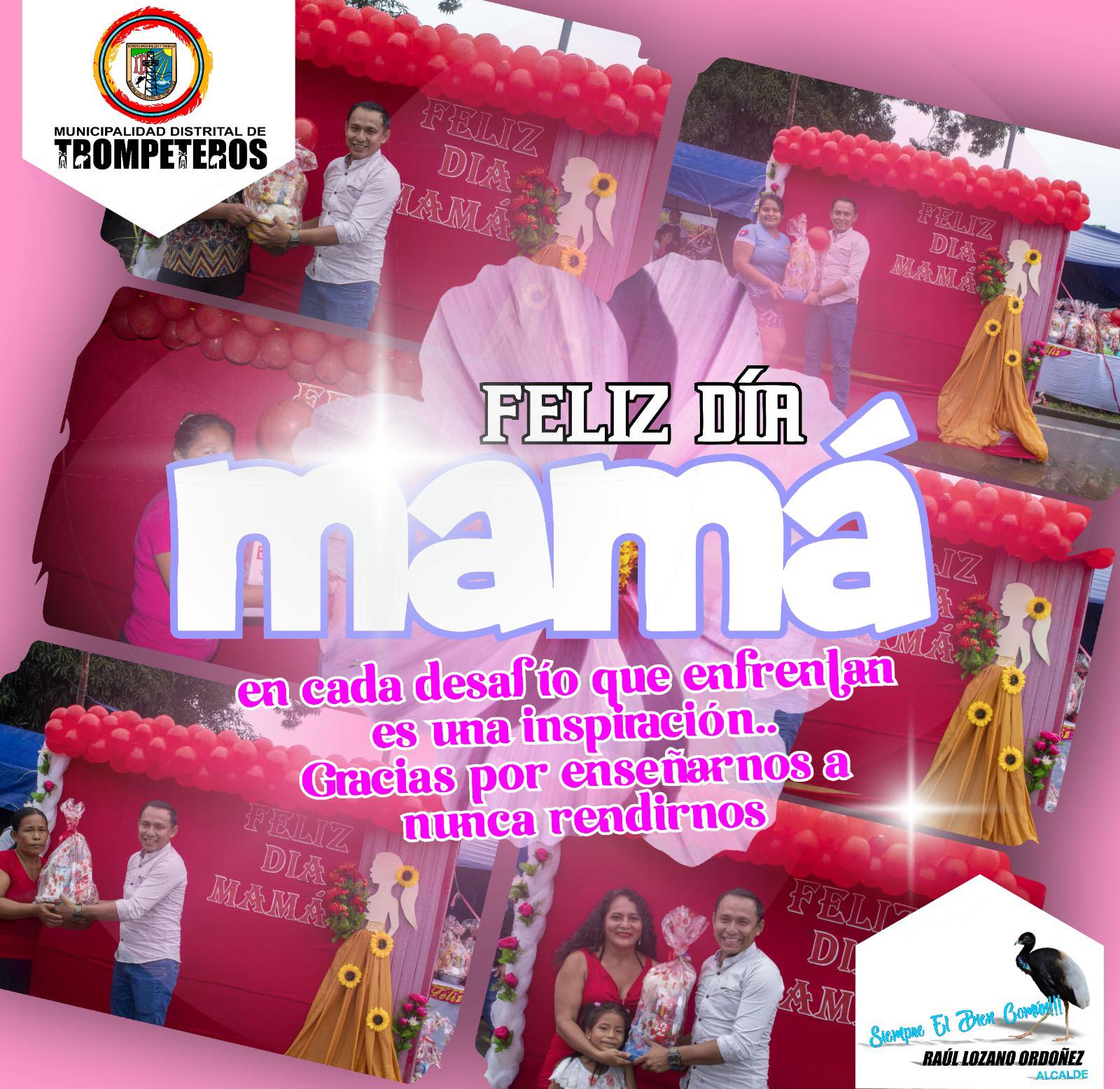 Queridas madres del distrito de Trompeteros: