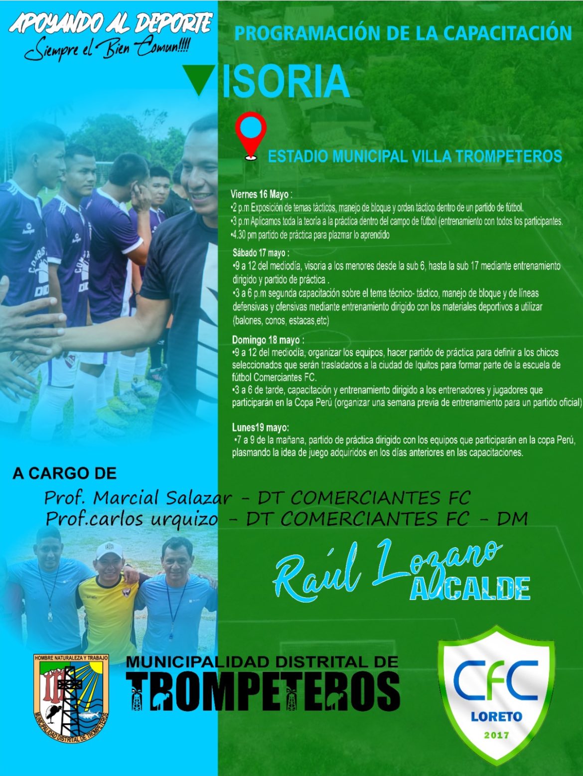 PROGRAMA DE CAPACITACIÓN Y VISORIA DEPORTIVA