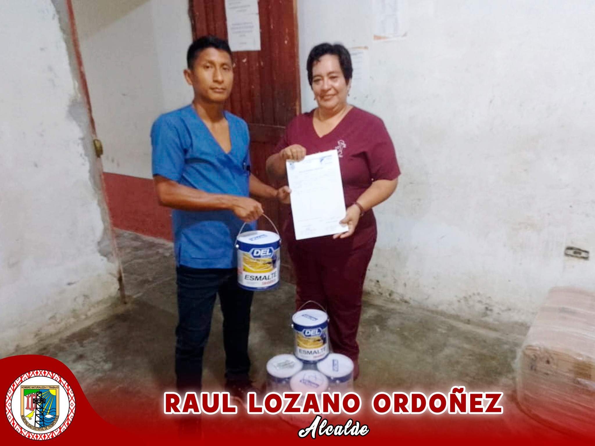 Municipalidad de Trompeteros fortalece la salud, con apoyo solidario al Centro de Salud del Distrito