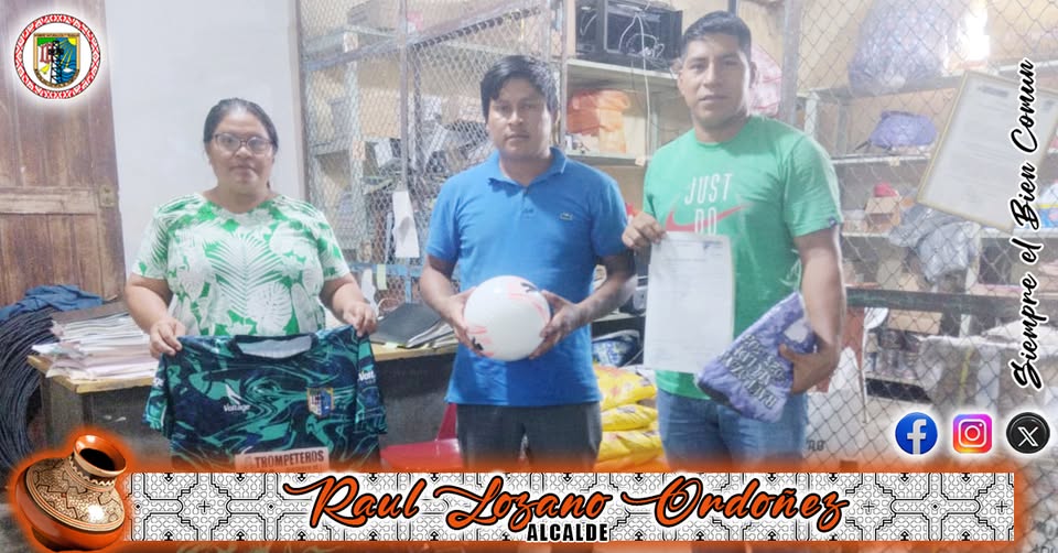 Entrega de Implementos Deportivos a Comunidad Nativa de Cuchara